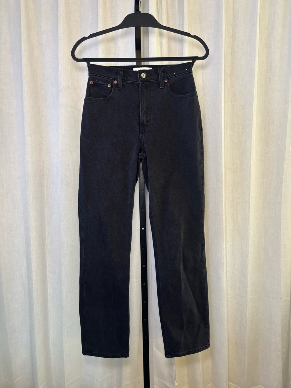 Abercrombie & Fitch Black Straight Jeans